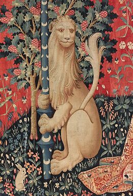 Tenture de la Dame à la Licorne : l'Ouïe