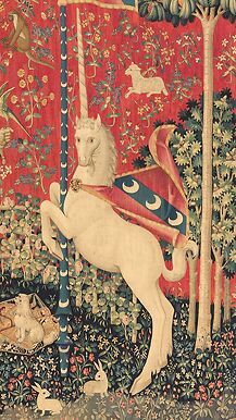 Tapestry of the Lady with Unicorn: the Taste