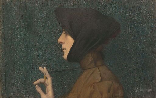 Woman with a Medallion (Mystery)