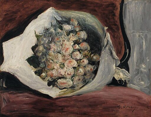 Bouquet dans une loge