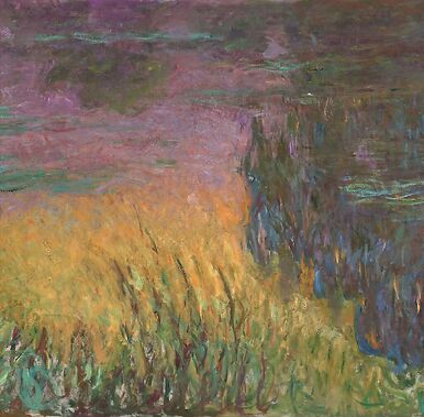 Les Nymphéas : Soleil couchant