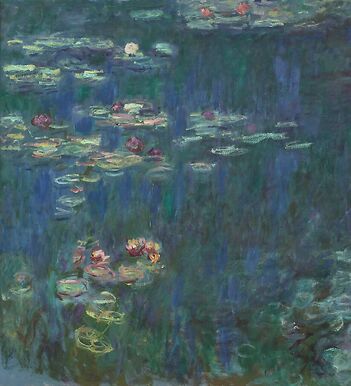 The Water Lilies: Green Reflections