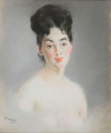 Bust of a naked woman