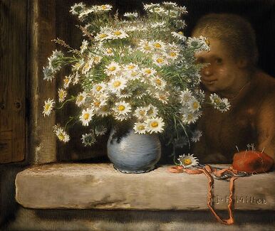 The bouquet of daisies