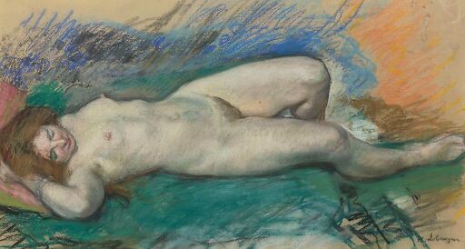Femme nue couchée