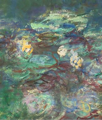 The Water Lilies: Green Reflections