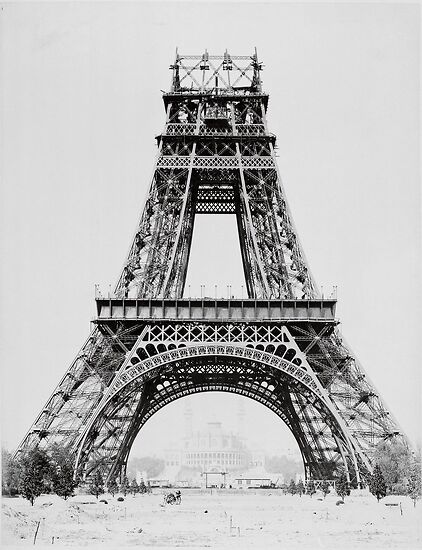 Album about the construction of the Eiffel Tower (art prints