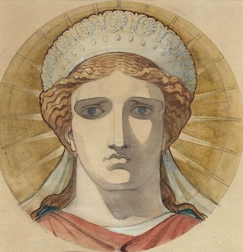 Comptoir d'Escompte : upper frieze of the façade : Europa