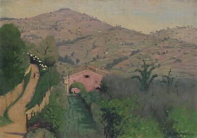 Paysage des environs de Pérouse