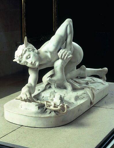 Mercury inventing the caduceus