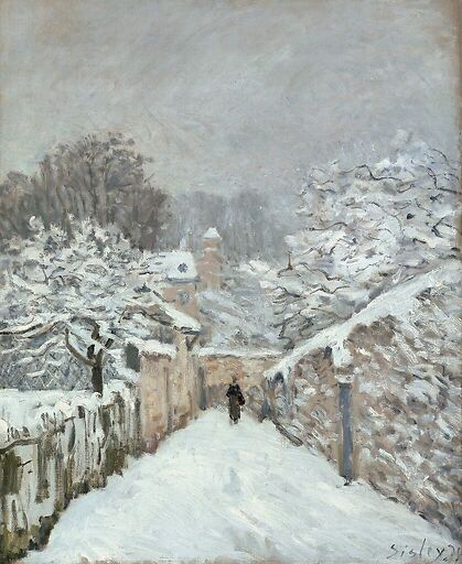 La neige à Louveciennes