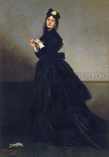 The Lady with the glove. Mrs. Carolus-Duran, born Pauline