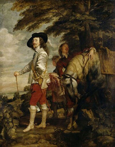 Charles Ier, roi d'Angleterre à la chasse