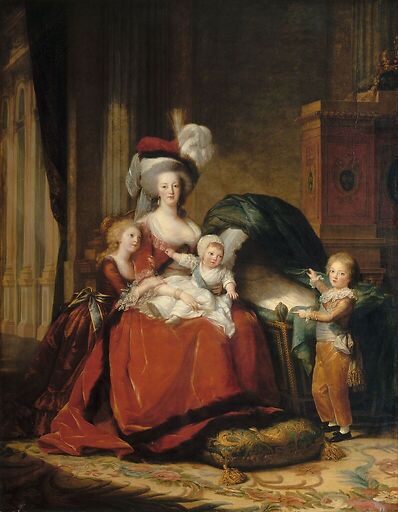 Marie-Antoinette de Lorraine-Habsbourg, reine de France et ses enfants