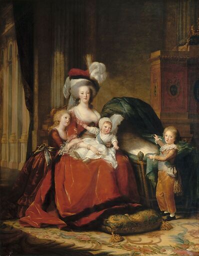 Marie-Antoinette de Lorraine-Habsbourg, Queen of France and her children