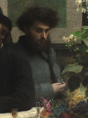 Table corner - detail: Camille Pelletan