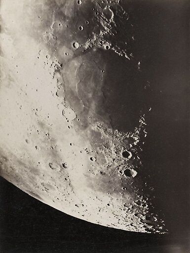 Photographie lunaire, Corne Nord, 27 mars 1890, Observatoire de Paris