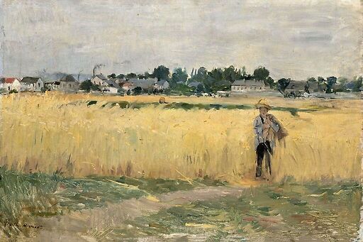 Dans les blés (détail)