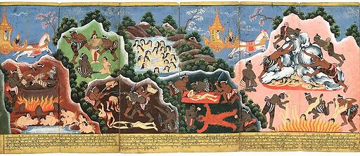 Nemi Jataka (détail)