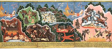 Nemi Jataka (détail)