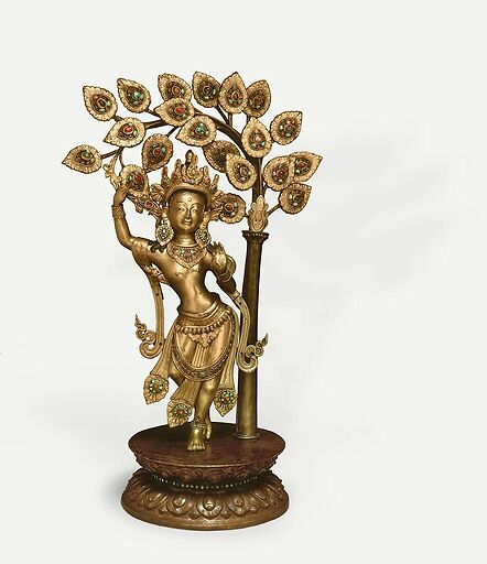 La reine Maya Devi donnant naissance au prince Siddhârta