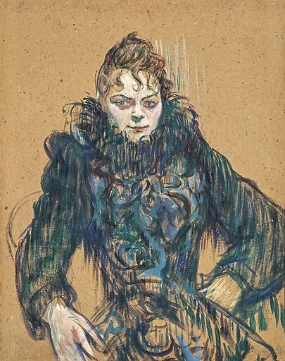 Femme au boa noir (détail), 1892