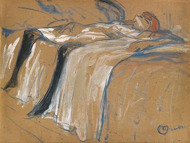 Seule (détail), vers 1896