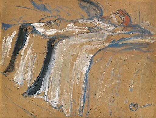 Seule (détail), vers 1896