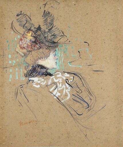 Femme de profil (Madame Lucy) (détail), 1896