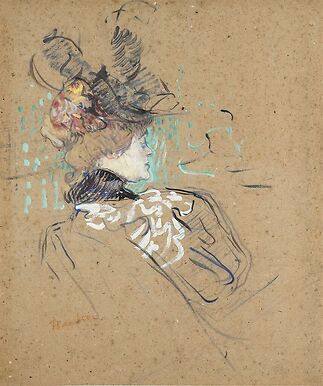 Femme de profil (Madame Lucy) (détail), 1896