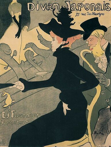 Affiche : Le Divan japonais