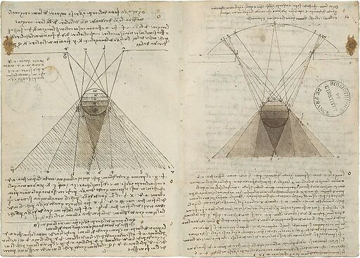 Expériences d'optique, étude des ombres