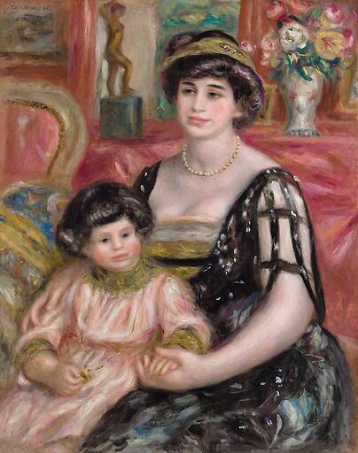 Madame Josse Bernheim-Jeune et son fils Henry
