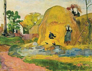 Les Meules jaunes, dit aussi La Moisson blonde (détail)