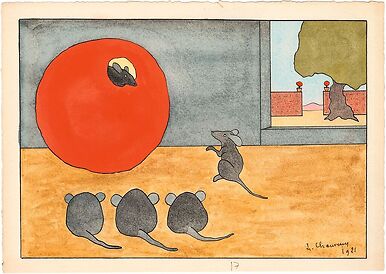 Fables de La Fontaine, « Le rat qui s'est retiré du monde », 1921