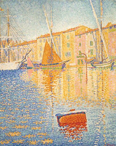 Saint-Tropez. La bouée rouge