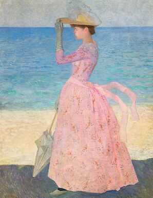 Femme à l'ombrelle
