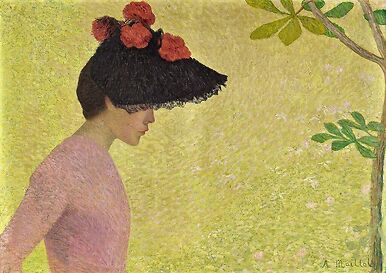 Profil de jeune fille