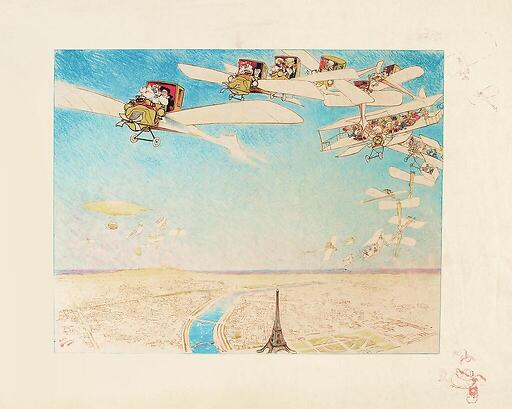 Une noce en aéro-taxis