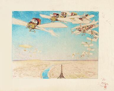 Une noce en aéro-taxis