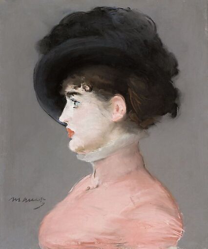Portrait d’Irma Brunner, dit aussi La Femme au chapeau noir (détail)
