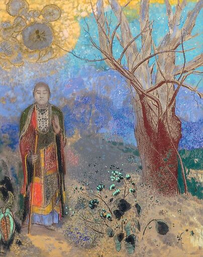 Le Bouddha (détail)