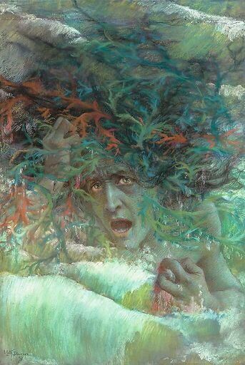 Méduse, dit aussi Vague furieuse (détail)