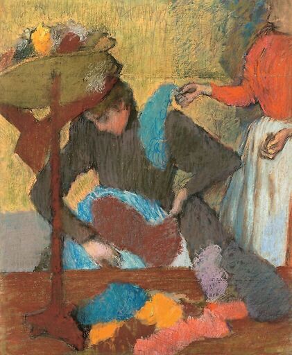 Chez la modiste (détail)