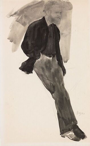 Portrait d’Édouard Manet debout