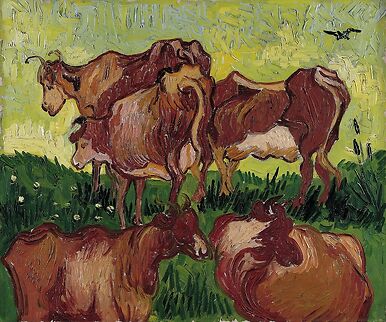 Les Vaches (d’après Gachet, d’après Jordaens)