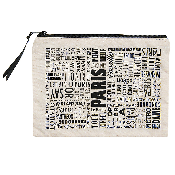 Pouch Paris - Typo