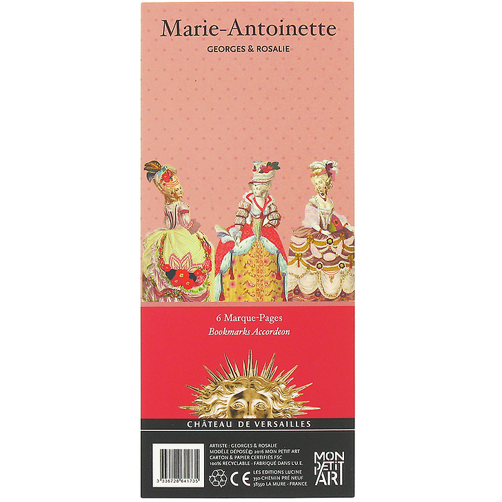 6 Marque-pages Marie-Antoinette