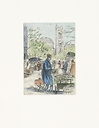 Le marché aux oiseaux - Eugène-Louis Véder