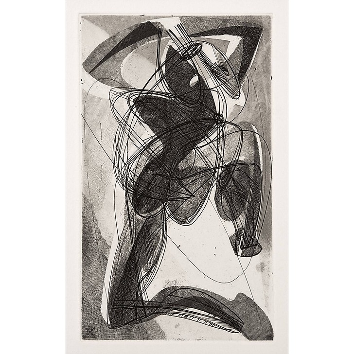 Personnage agenouillé - Stanley William Hayter